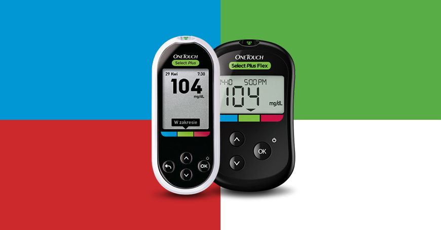 OneTouch Select® Plus Flex glucometer - Diabetyk24