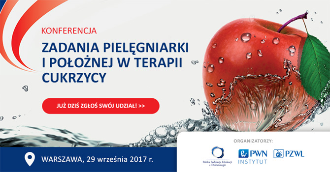 Konferencja Zadania pielgniarki i poonej w terapii cukrzycy ju we wrzeniu!