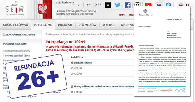 Interpelacja poselska w sprawie refundacji dla osób powyżej 26 roku życia