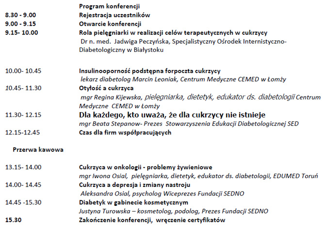 III Podlaska Konferencja Diabetologiczna już we wrześniu