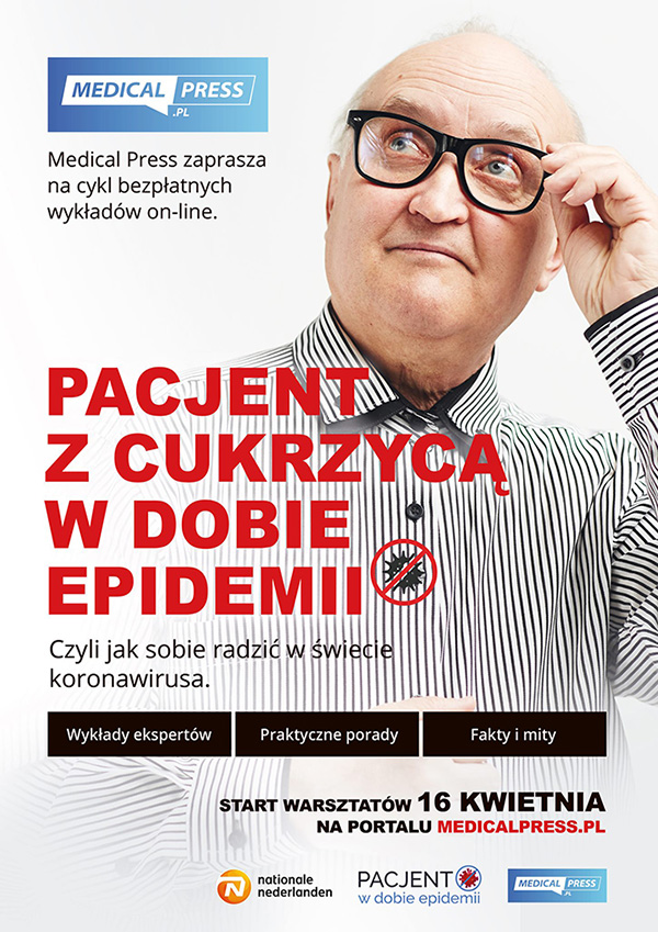 Pacjent z cukrzycą w dobie epidemii. Bezpłatny webinar dla pacjentów!
