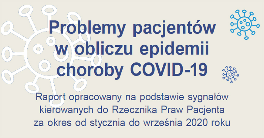 Problemy pacjentw w obliczu epidemii COVID-19