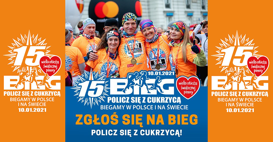 Wystartowały zapisy na Bieg Policz się z cukrzycą. Tym razem w zupełnie nowej odsłonie!