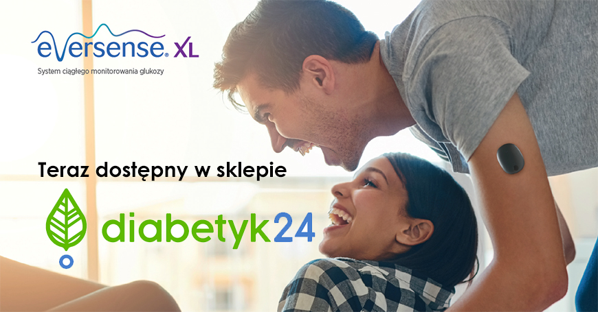 May sensor. Wielkie ycie. System Eversense XL dostpny w sklepie Diabetyk24