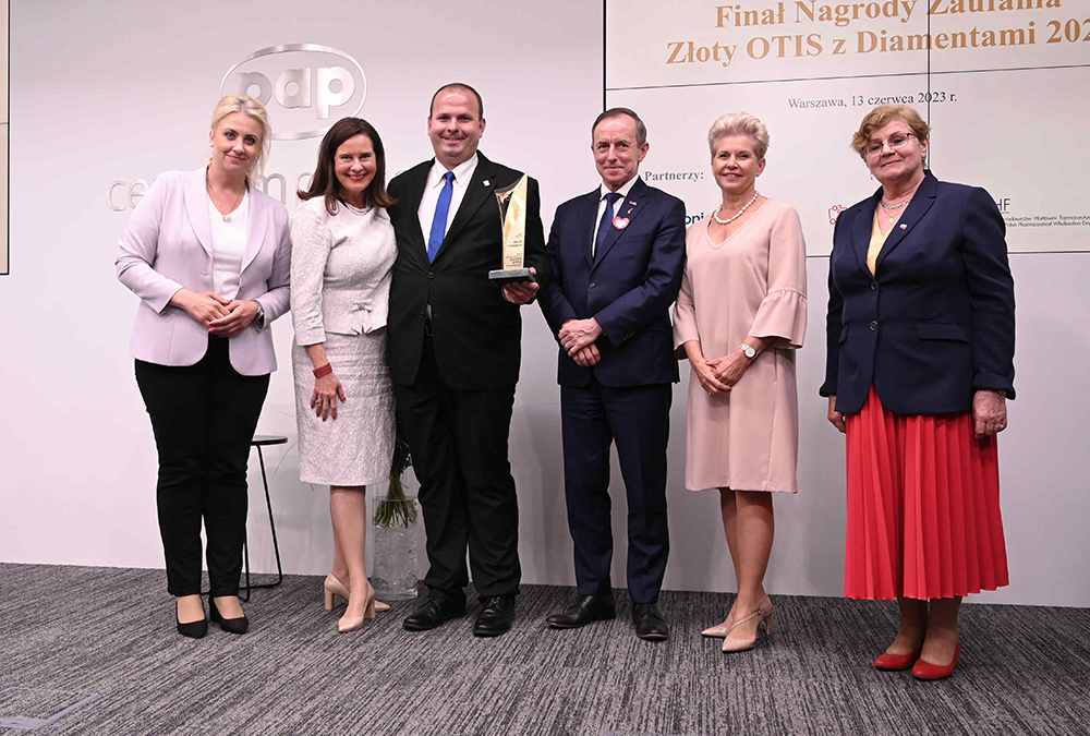 Złoty OTIS z Diamentami dla Jerzego Magiery