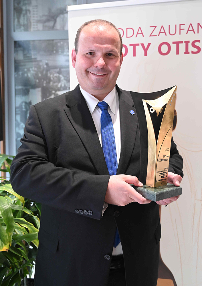 Złoty OTIS z Diamentami dla Jerzego Magiery