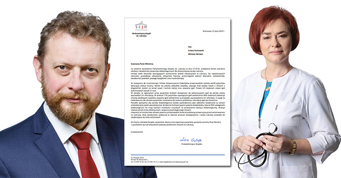 Parlamentarny Zespół ds. cukrzycy pisze do Ministra Zdrowia
