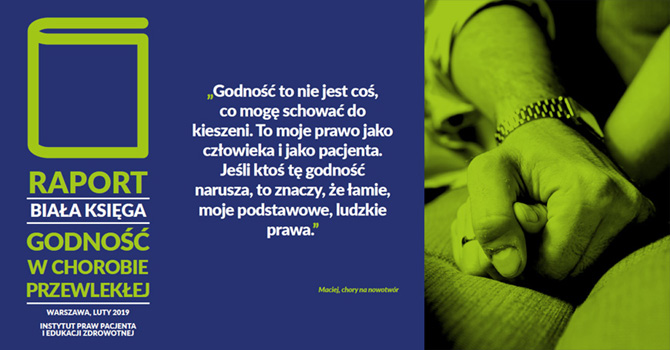 RAPORT: Godność w chorobie przewlekłej