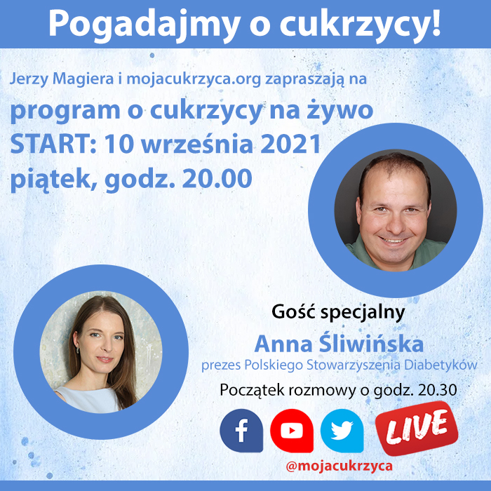 Pogadajmy o cukrzycy - na żywo