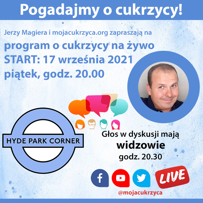 Pogadajmy o cukrzycy - na żywo