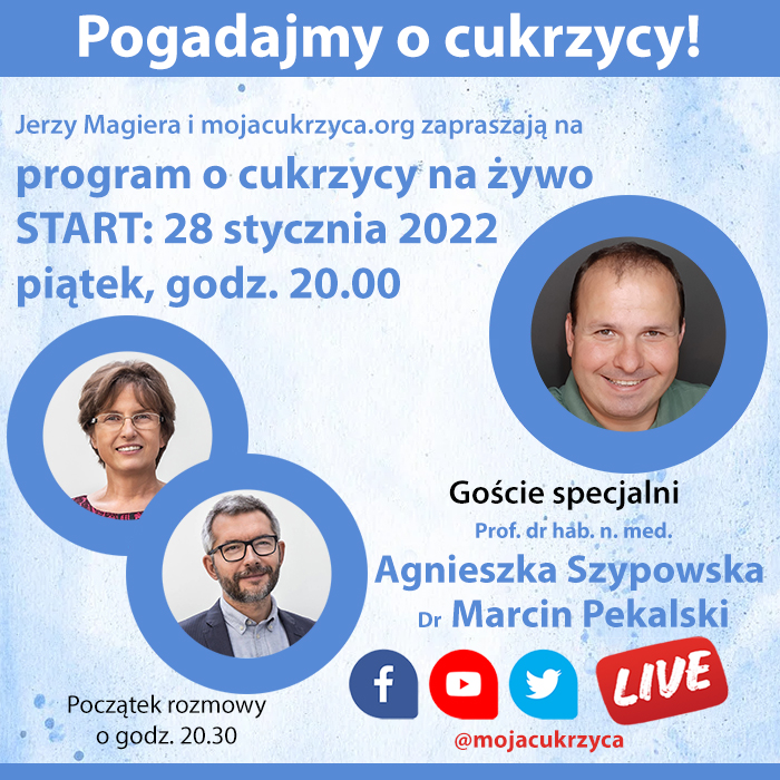 Pogadajmy o cukrzycy - na żywo