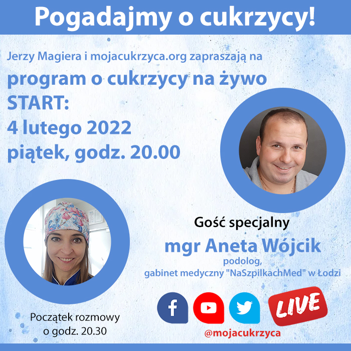 Pogadajmy o cukrzycy - na żywo