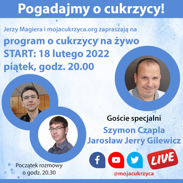 Pogadajmy o cukrzycy - na żywo