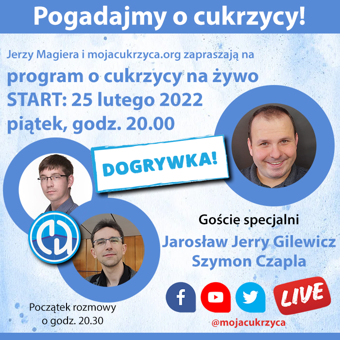 Pogadajmy o cukrzycy - na żywo