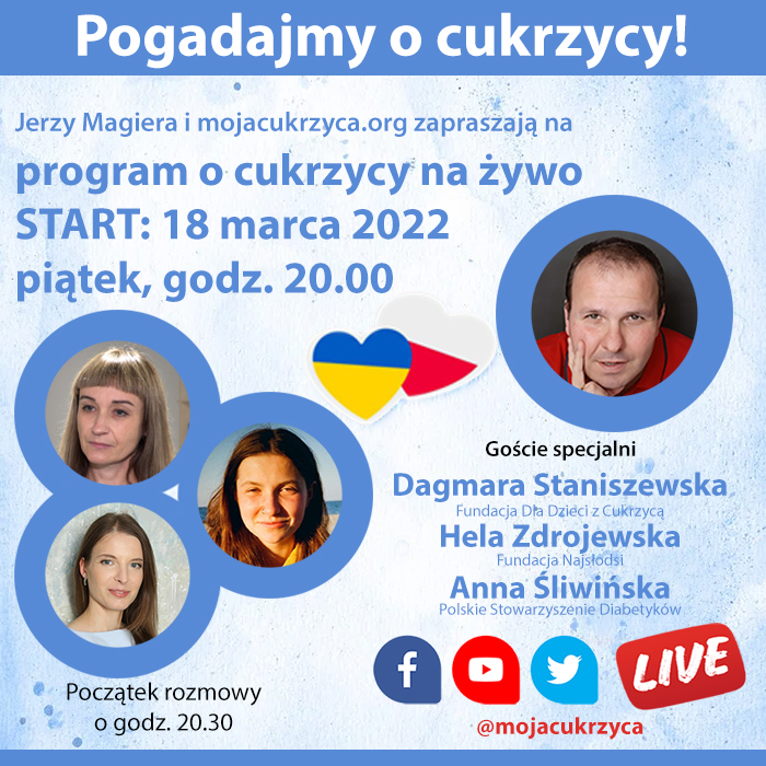 Pogadajmy o cukrzycy - na żywo
