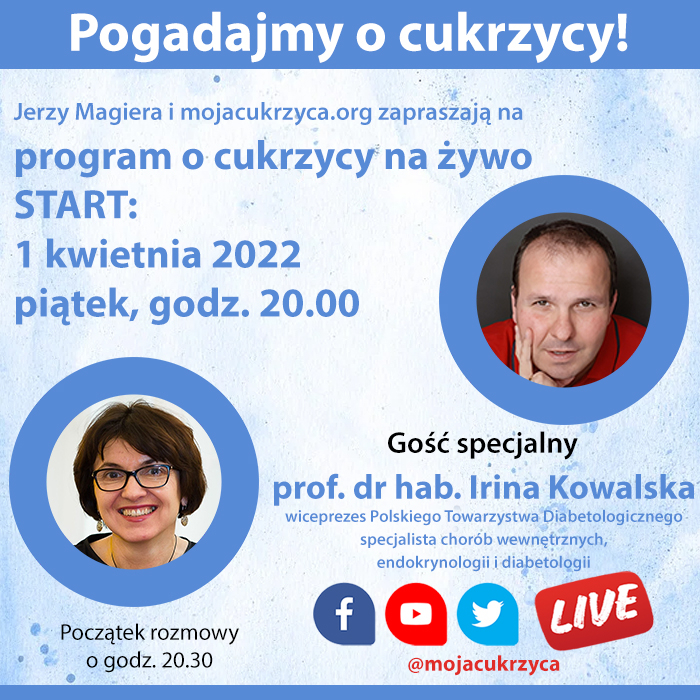 Pogadajmy o cukrzycy - na żywo