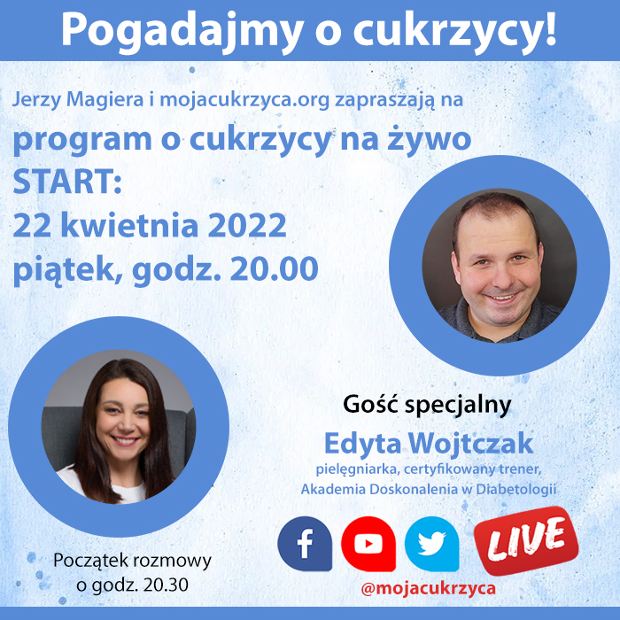 Pogadajmy o cukrzycy - na żywo