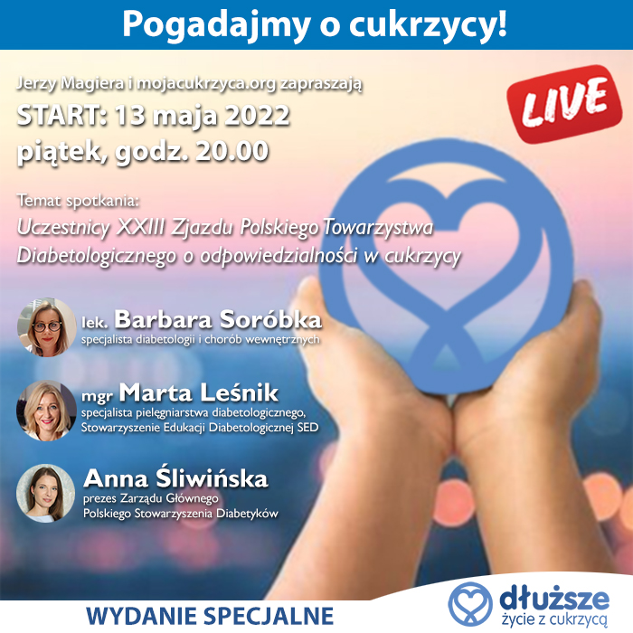 Pogadajmy o cukrzycy - na żywo