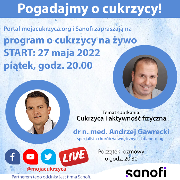 Pogadajmy o cukrzycy - na żywo