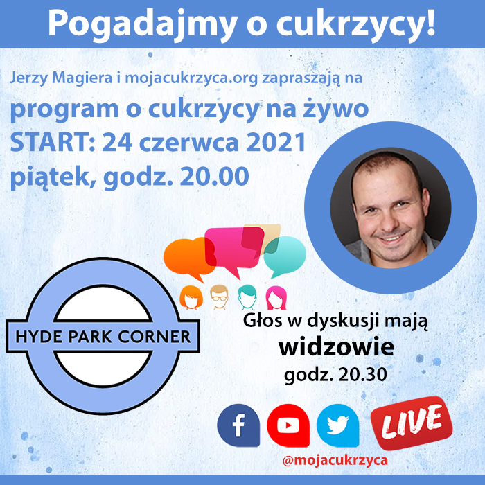 Pogadajmy o cukrzycy - na żywo