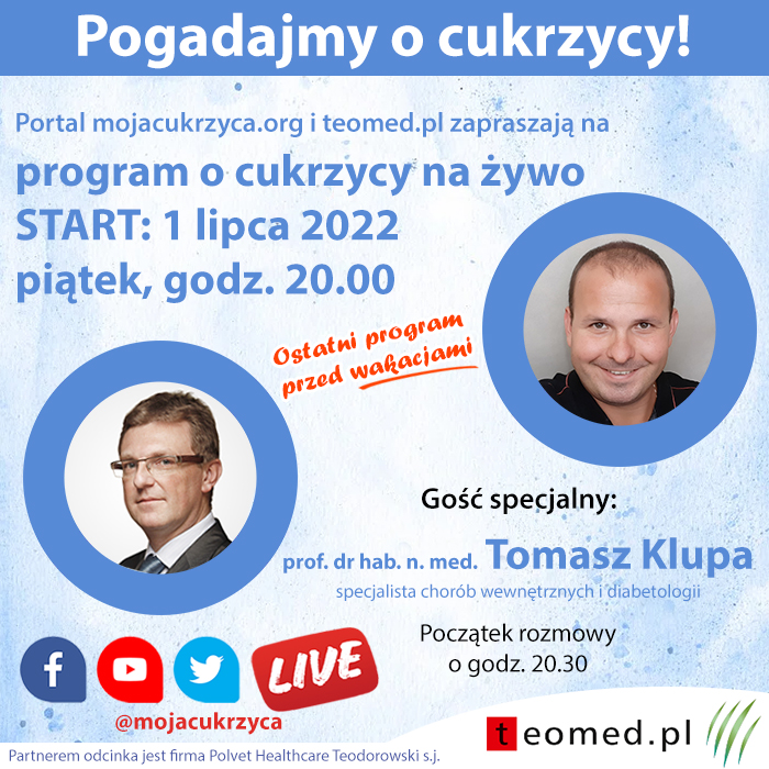 Pogadajmy o cukrzycy - na ywo