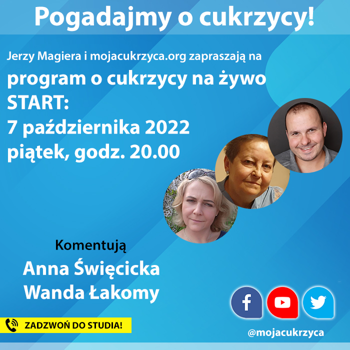 Pogadajmy o cukrzycy - na żywo