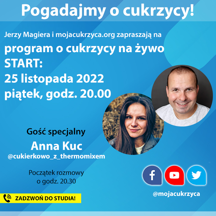 Pogadajmy o cukrzycy - na żywo