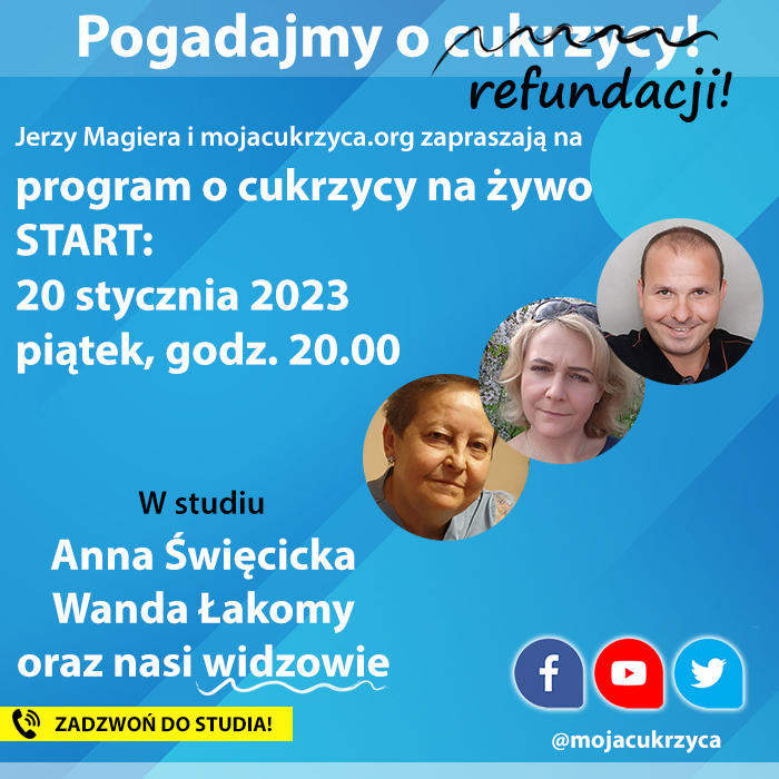 Pogadajmy o cukrzycy - na ywo