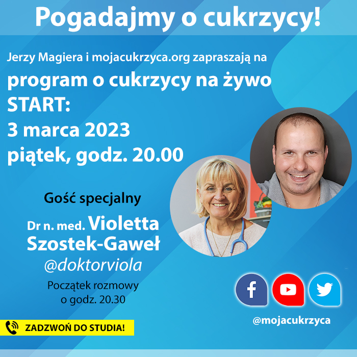 Pogadajmy o cukrzycy - na żywo
