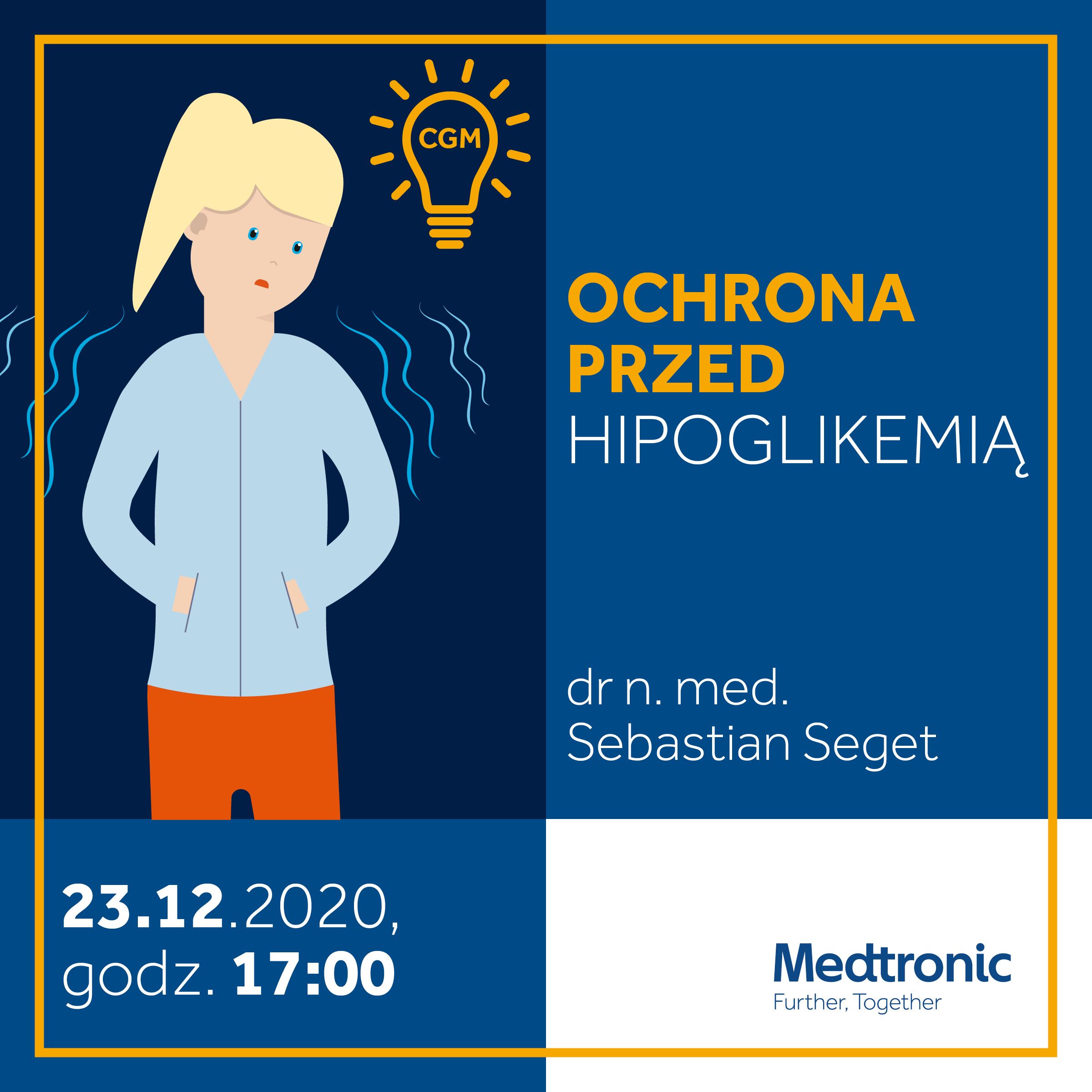 AAkademia Edukacyjna Medtronic - 23 grudnia spotkanie na żywo ze specjalistą diabetologii dr Sebastianem Segetem