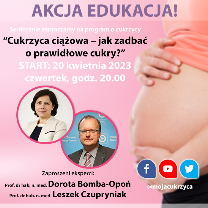 Akcja edukacja! Cukrzyca ciążowa - jak zadbać o prawidłowe cukru?
