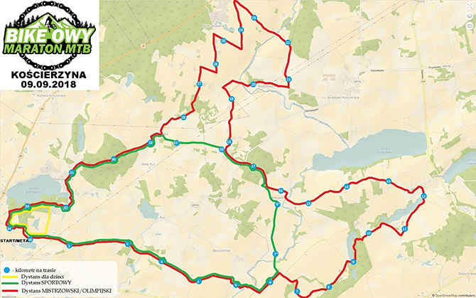 II Charytatywny Bike'owy Maraton MTB Kościerzyna