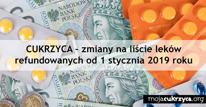 Ile zapłacimy za insuliny, paski testowe i leki od 1 stycznia 2019 roku?