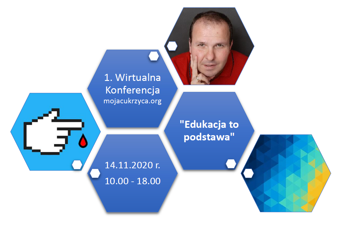 Zapraszamy na 1. Wirtualną Konferencję mojacukrzyca.org - 14 listopada 2020 roku