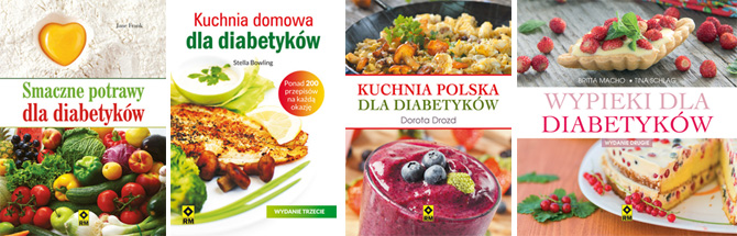 Książki kucharskie dla diabetyków w niższych cenach!