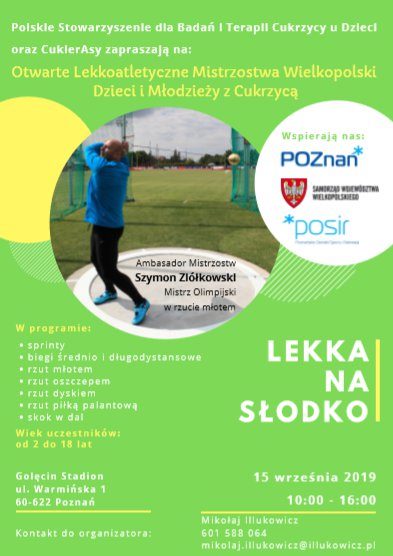 Lekka na słodko: Mistrzostwa Lekkoatletyczne w Poznaniu