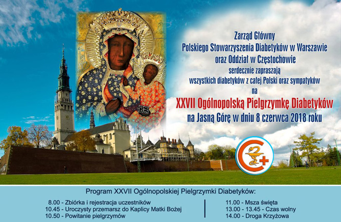 XXVII Ogólnopolska Pielgrzymka Diabetyków na Jasną Górę