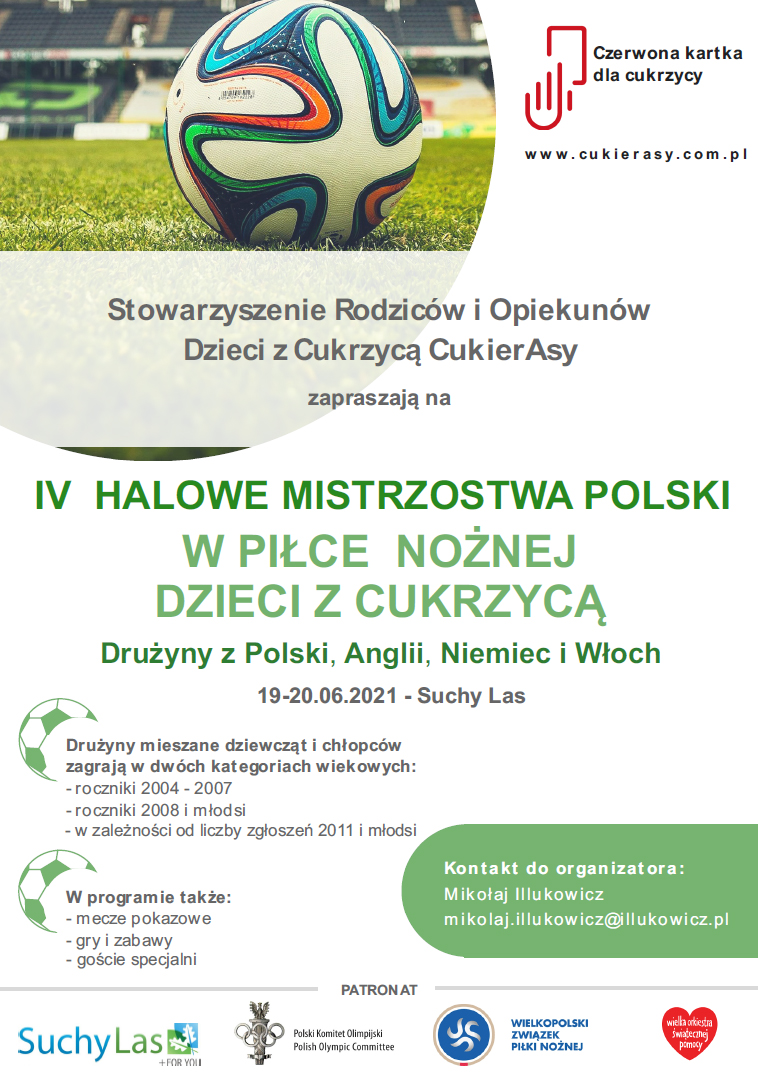 IV Halowe Mistrzostwa Polski w piłce nożnej dzieci z cukrzycą