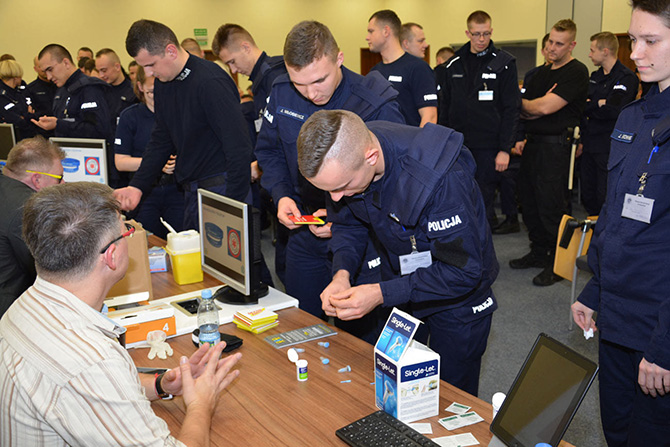 Doskonała akcja Słodkiej Jedynki - kolejne szkolenie Służb Mundurowych