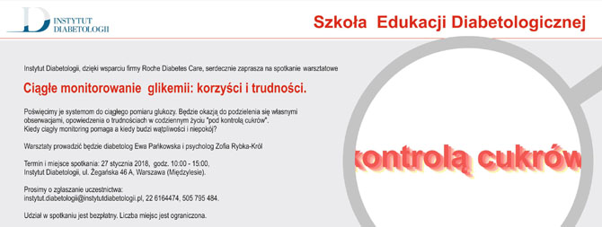 W Instytucie Diabetologii warsztaty o ciągłym monitoringu glikemii