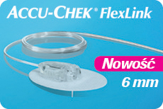 Wkłucia Accu-Chek FlexLink z nową kaniulą o długości 6 mm