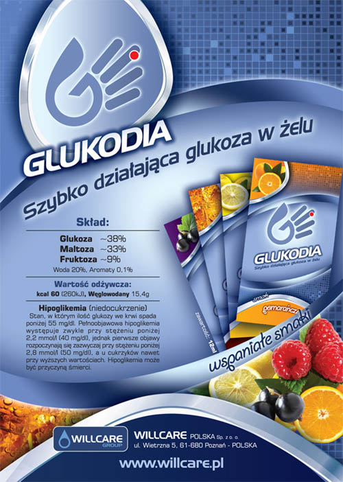 Glukodia - szybkowchłaniająca się glukoza w żelu
