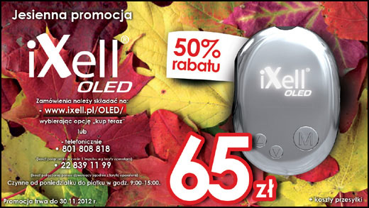 Promocyjna cena glukometru iXell Oled