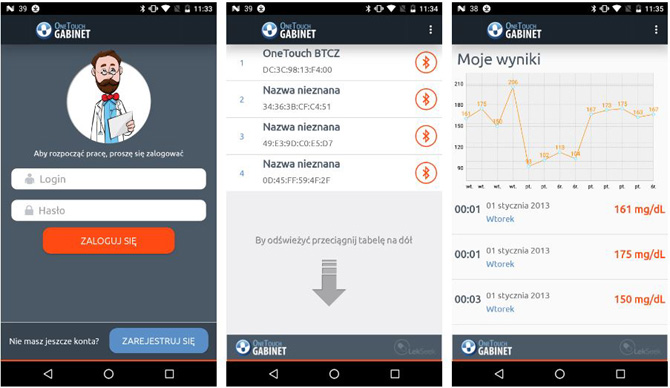 Cukrzyca pod kontrolą aplikacji OneTouch Gabinet