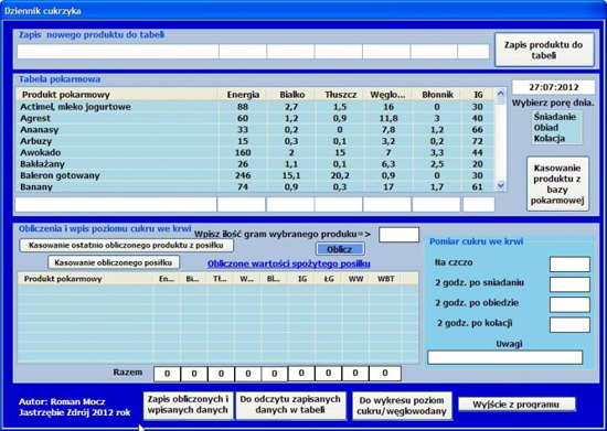 Programy komputerowe dla cukrzyków - Roman Mocz