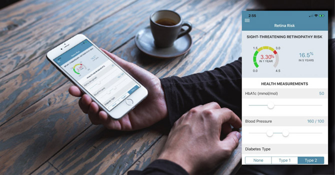 RETINA RISK App - sprawdź ryzyko retinopatii cukrzycowej