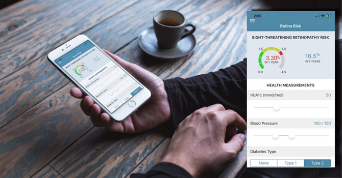 RETINA RISK App - sprawd ryzyko retinopatii cukrzycowej