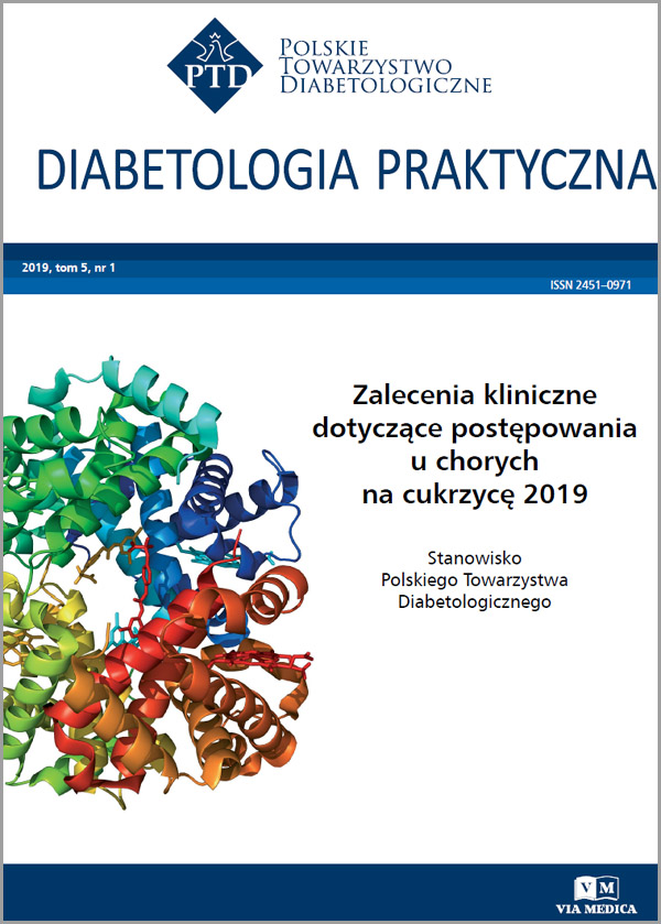 Zalecenia kliniczne dotyczące postępowania u chorych na cukrzycę 2019