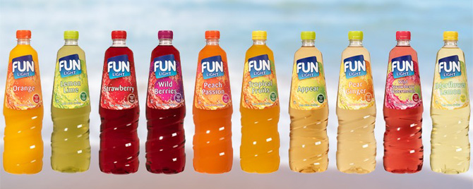 FUN Light, ten bez cukru - napj do rozcieczania