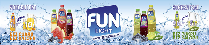FUN Light, ten bez cukru - napój do rozcieńczania